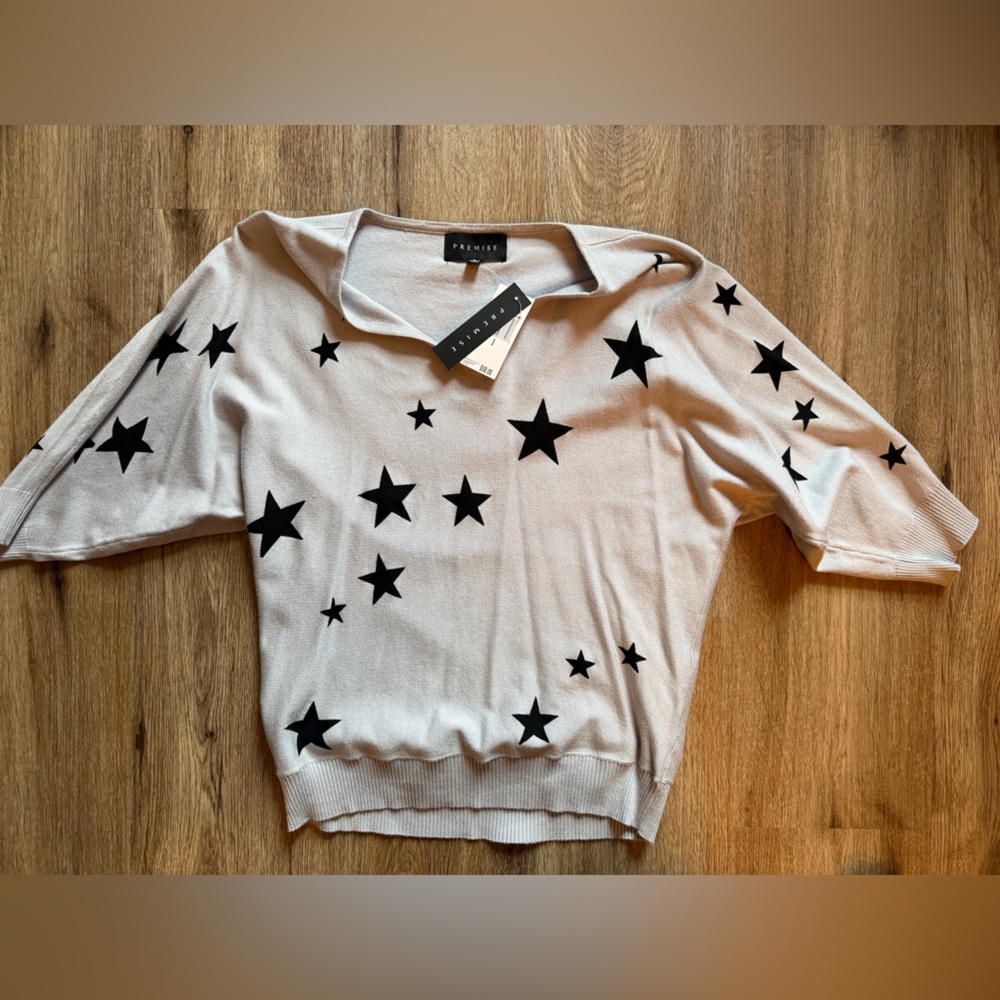 NWT Premise Star Sweater Size S
